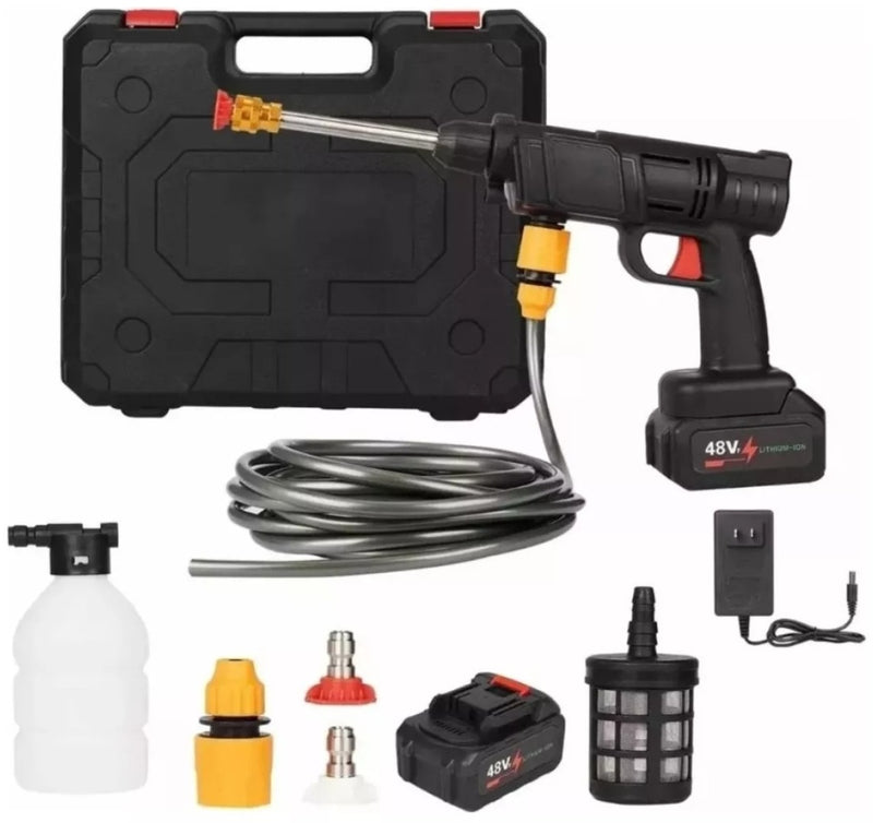 💪 HydroJet™ – Hidrolavadora Inalámbrica de Alta Presión (48V)
